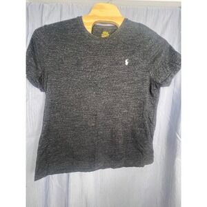 Polo Ralph Lauren Mens Custom Slim Fit T-Shirt Charcoal Heather Grey XXL